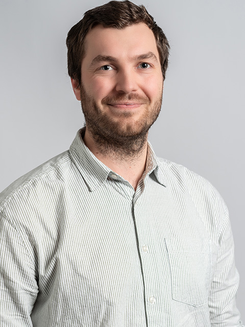 Portrait photograph of ABCE staff member, Charlie Lloyd